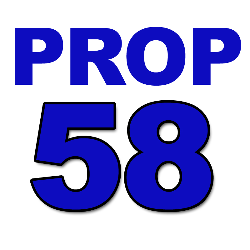 California Proposition 58 California Proposition 58